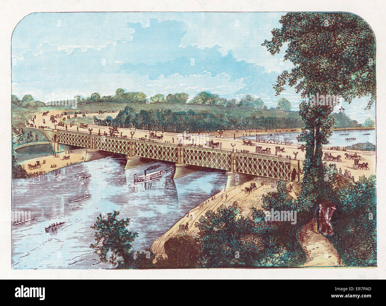 Girard Avenue Bridge and surroundings Stock Photo Alamy