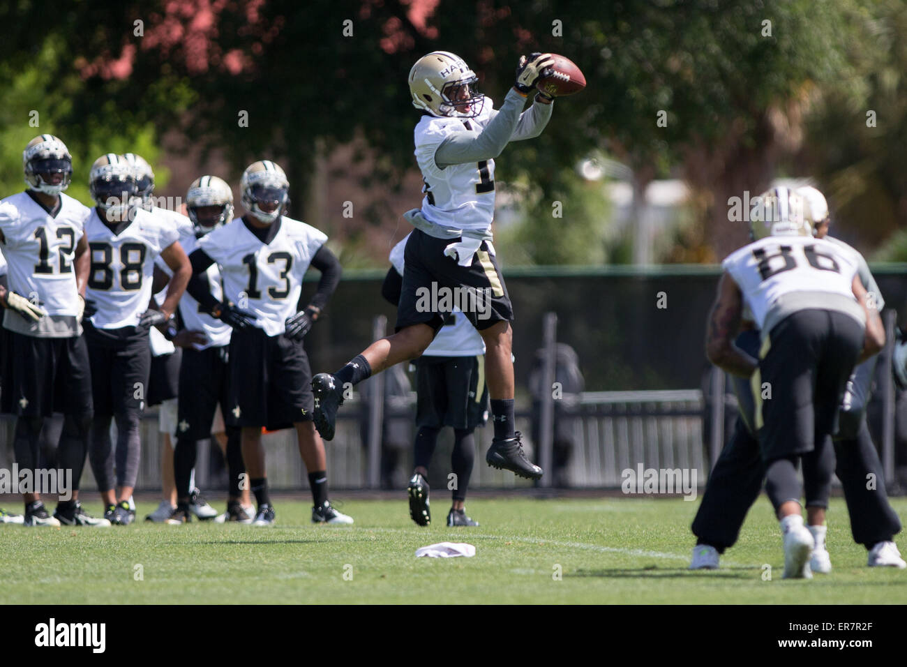 New Orleans, Louisiana, USA. 28th May, 2015. New Orleans Saints wr R.J ...