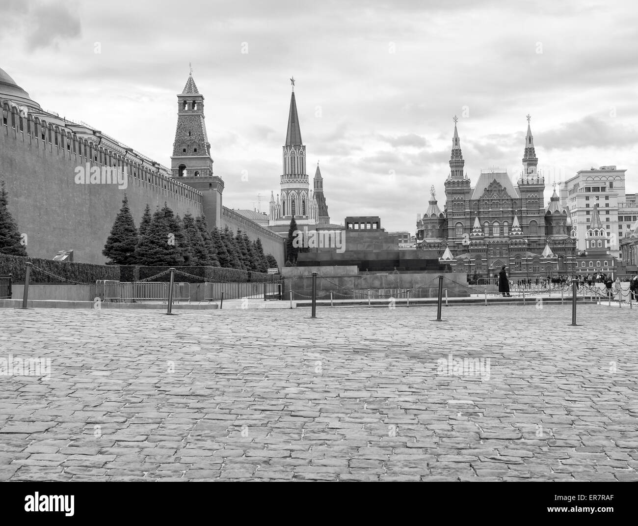 National Historic Museum at Red Square in Moscow Stock Photo