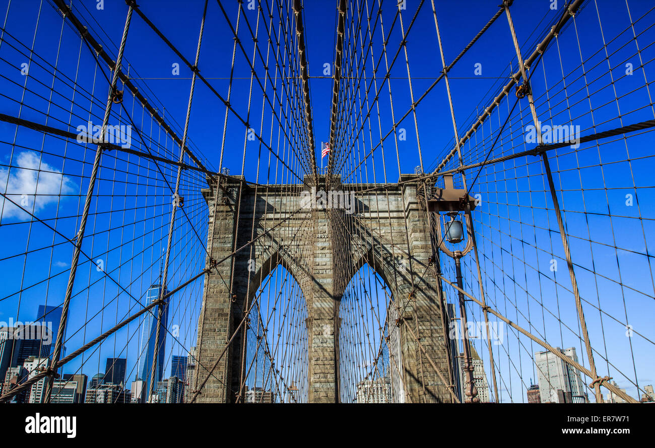 Brooklyn Bridge Stock Photo