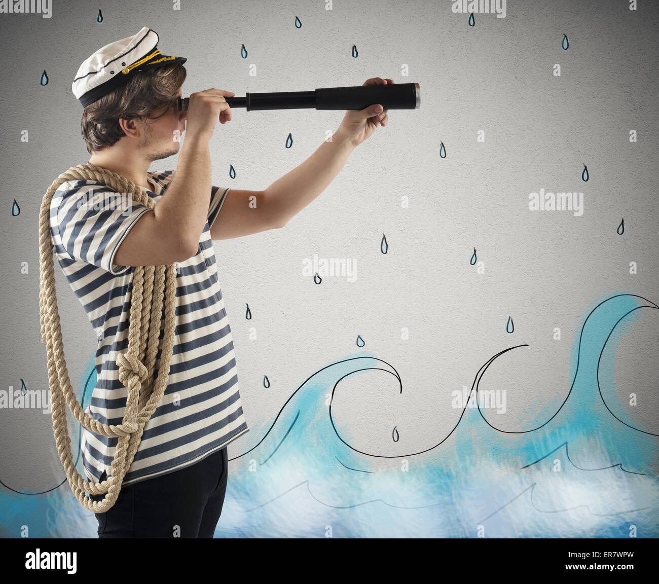 Sailor telescope hires stock photography and images Alamy