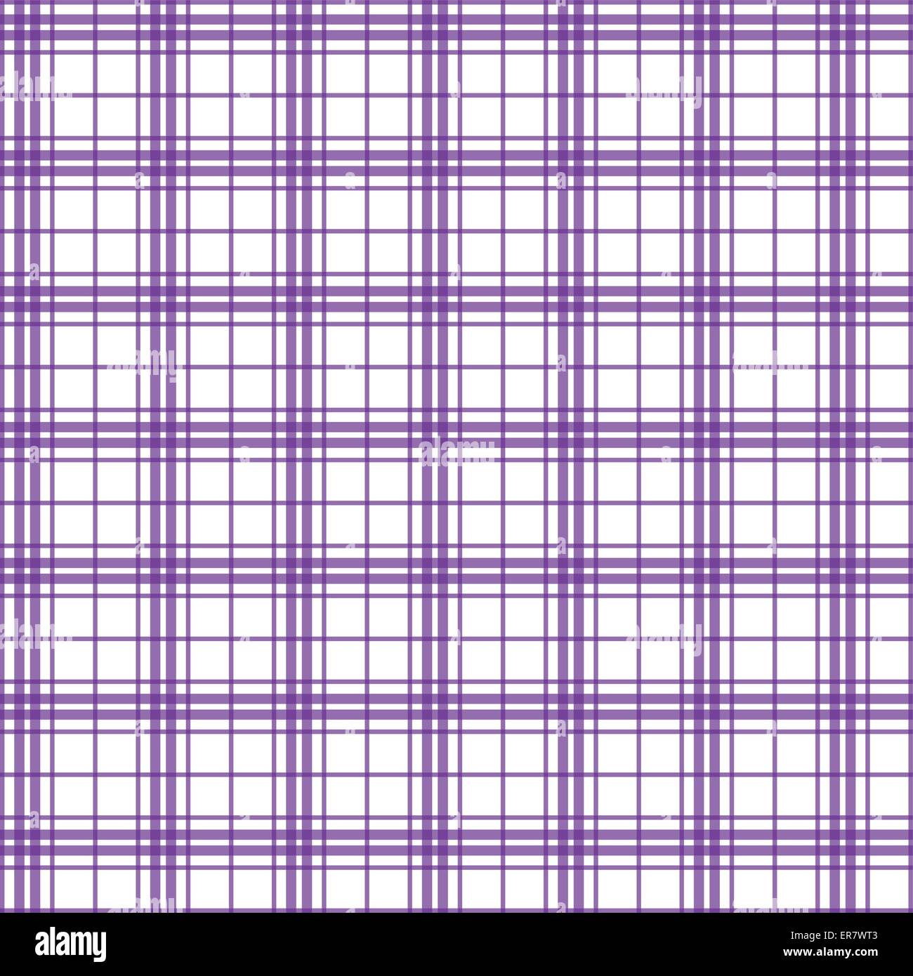 Vector illustration of purple plaid background concept Stock Vector