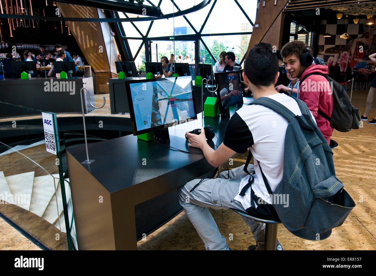 Italy, Milan, EXPO 2015, Belgium pavilion Stock Photo - Alamy