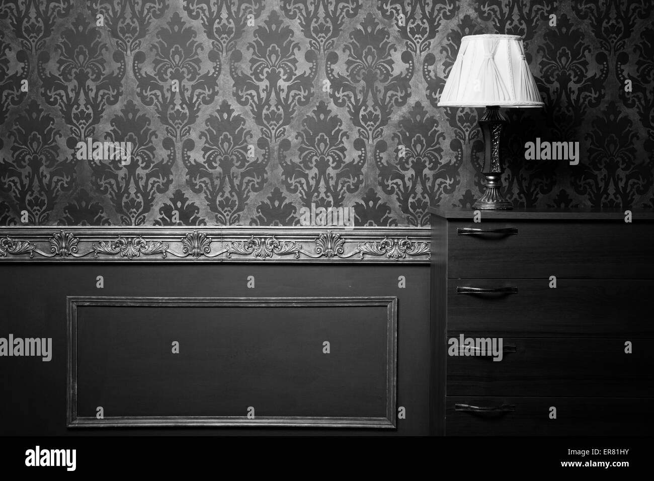 Vintage room interior toned image studio shooting Stock Photo Alamy