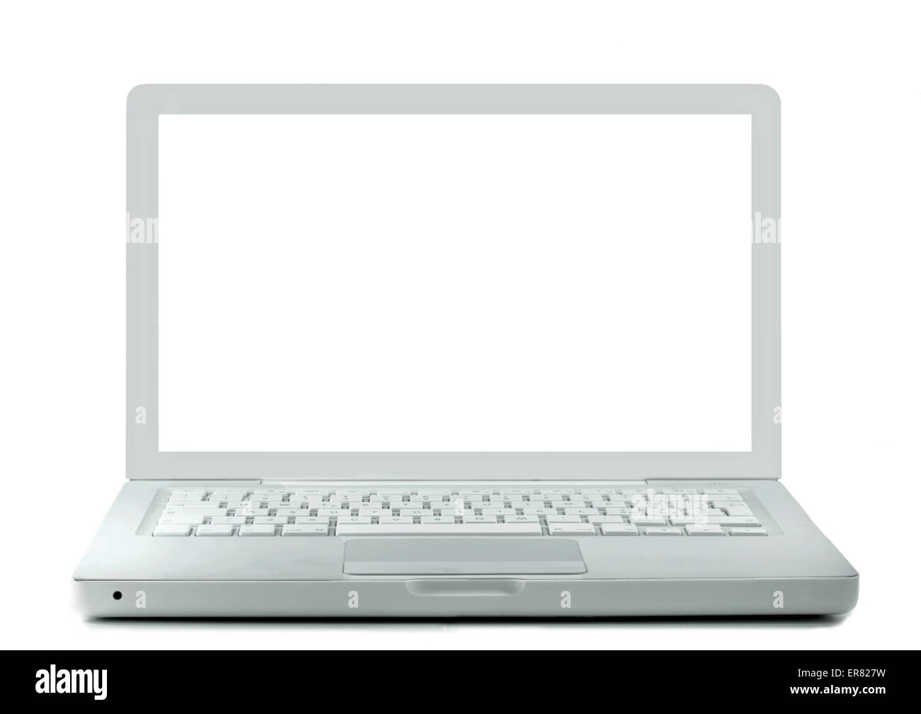 macbook on white background Stock Photo - Alamy