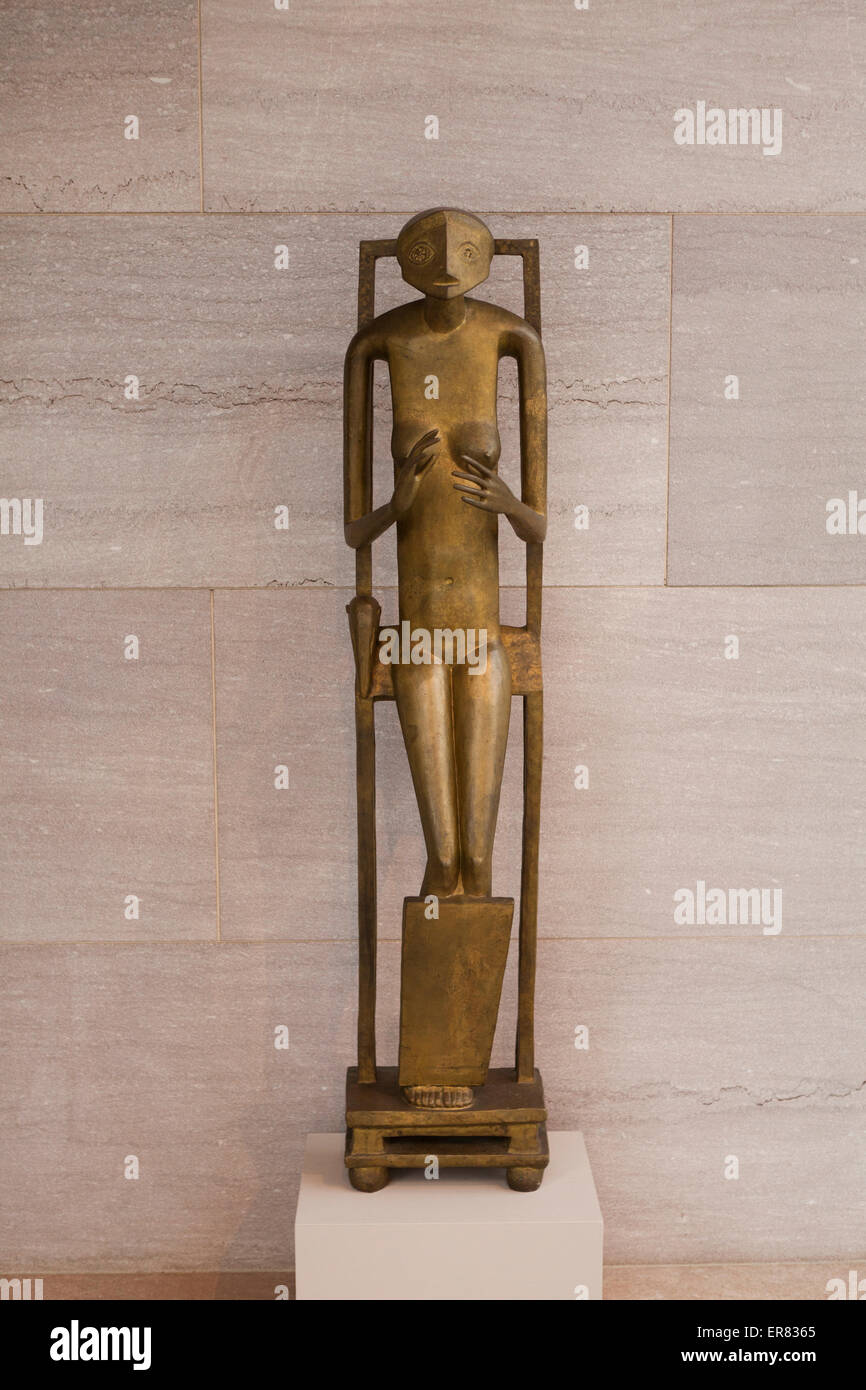 The Invisible Object (Hands Holding the Void), by Alberto Giacometti, 1935 Stock Photo