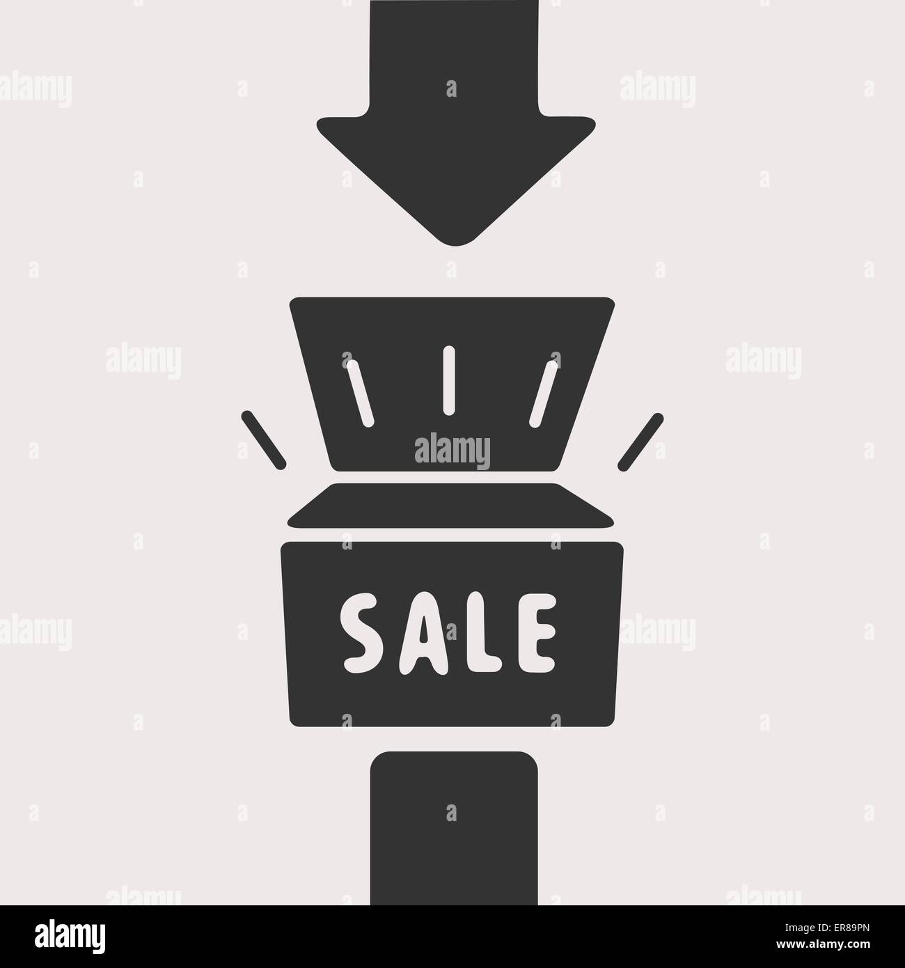 Vector Symbol of Sale Stock Vector