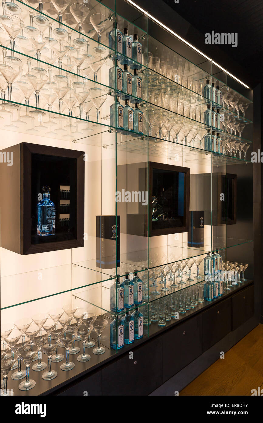 Gin shop, Bombay Sapphire Distillery Visitor Centre, Laverstoke