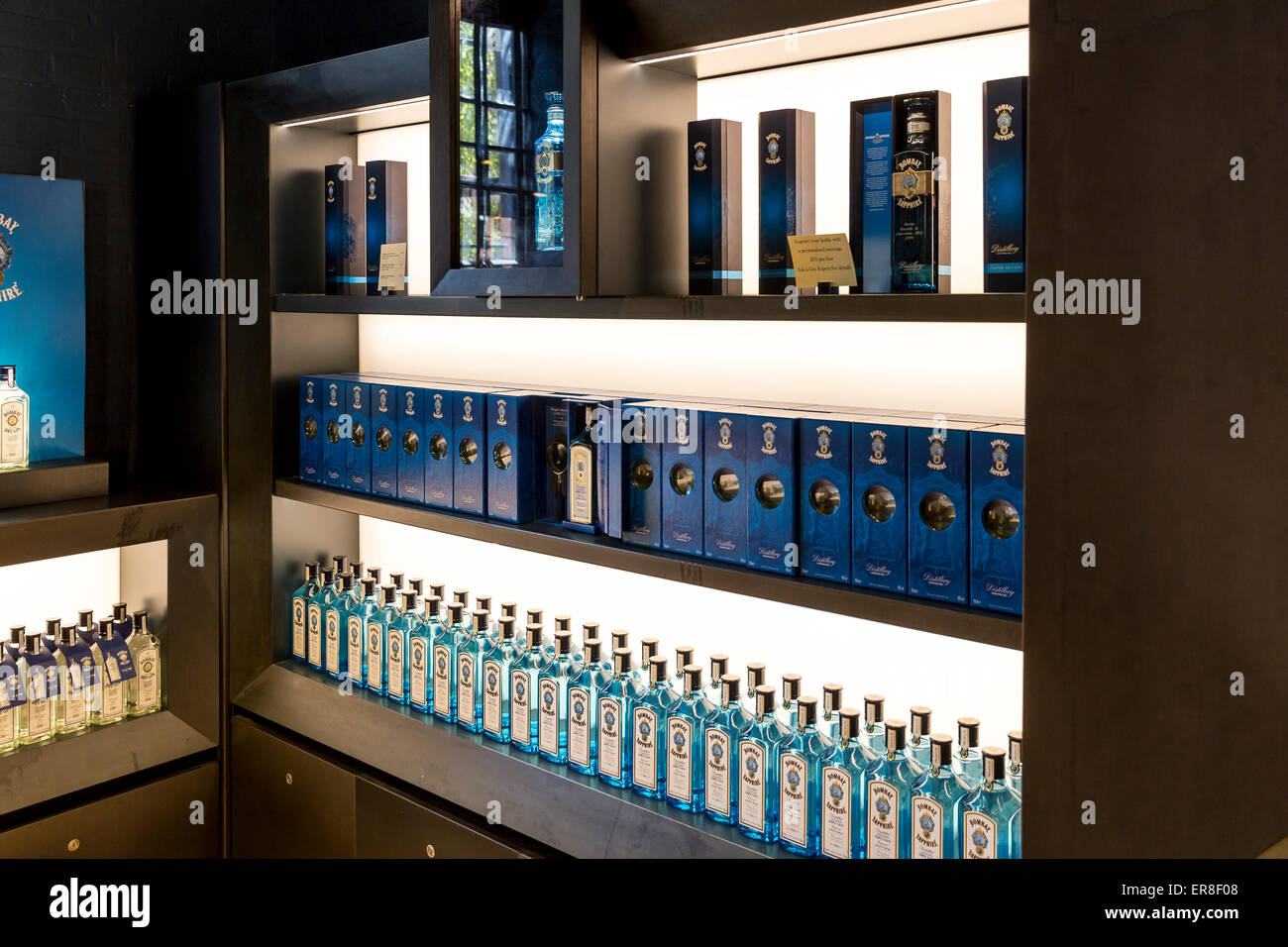 Gin shop, Bombay Sapphire Distillery Visitor Centre, Laverstoke