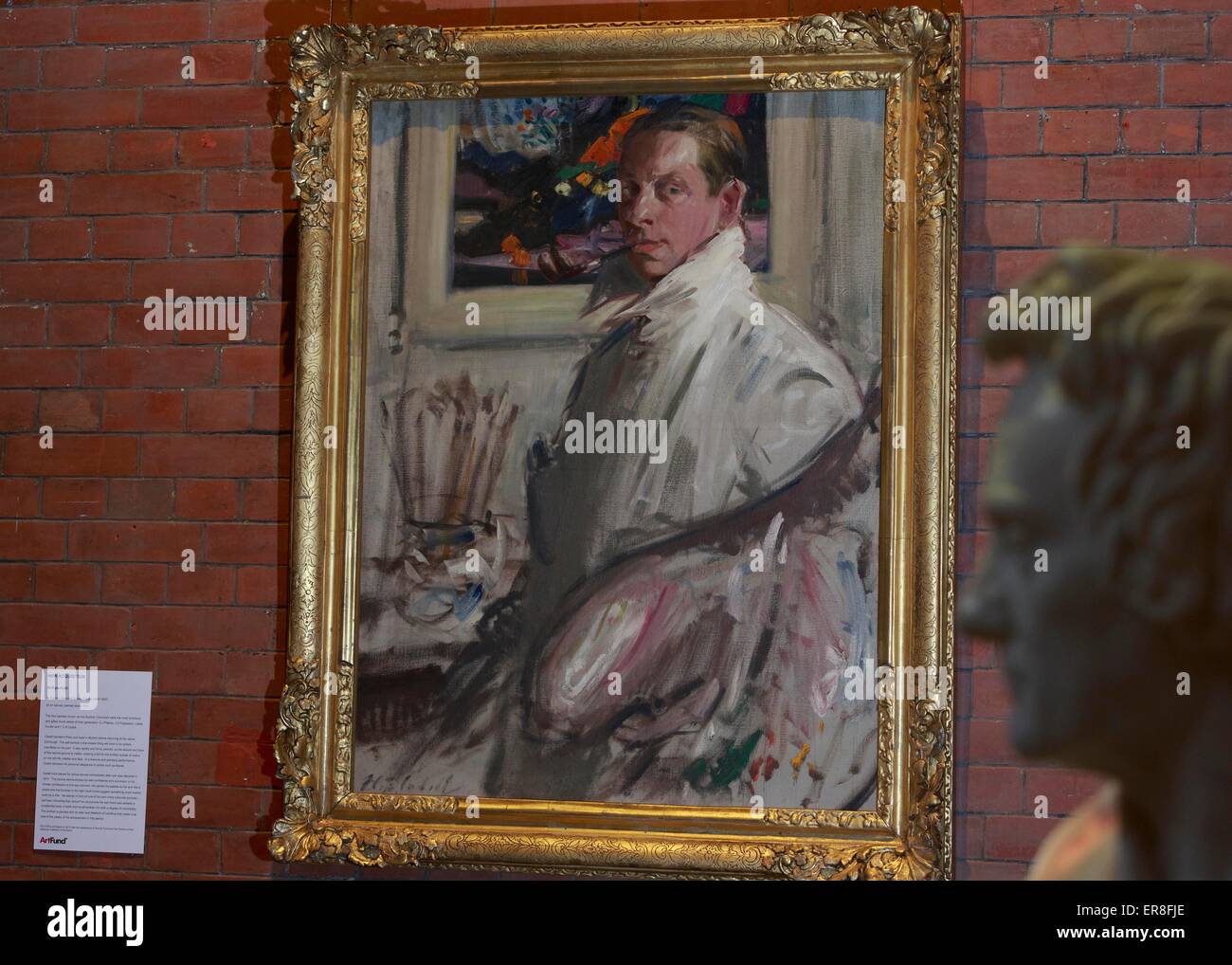 Edinburgh. UK. 29 May. Stunning SelfPortrait by renowned colourist F C