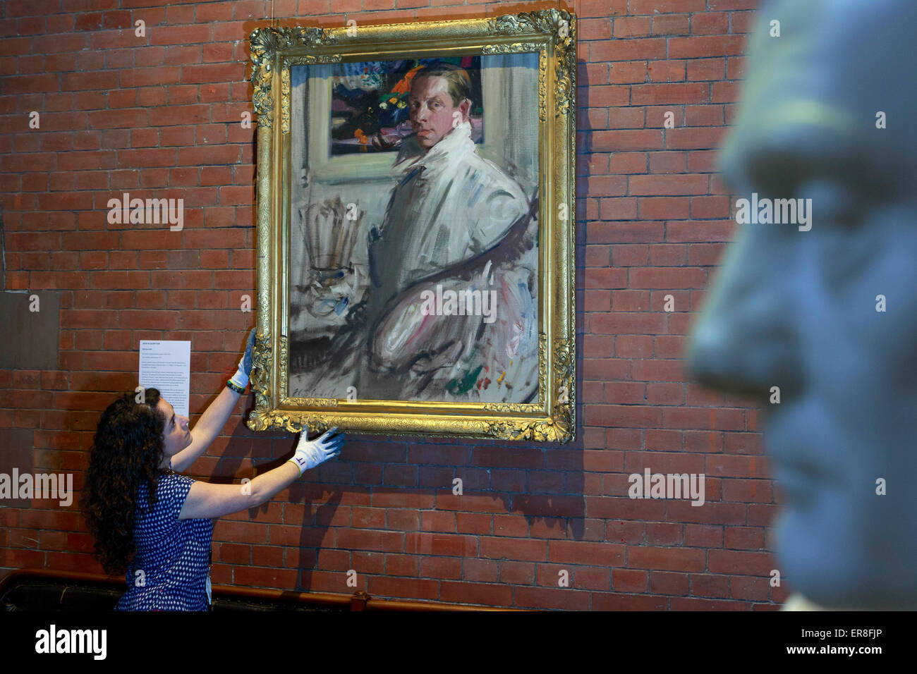 Edinburgh. UK. 29 May. Stunning SelfPortrait by renowned colourist F C