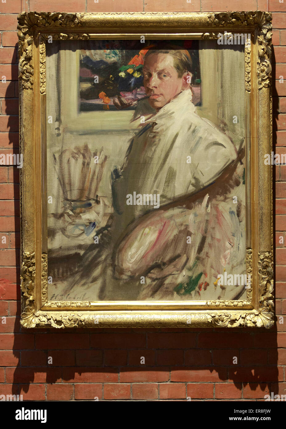 Edinburgh. UK. 29 May. Stunning SelfPortrait by renowned colourist F C