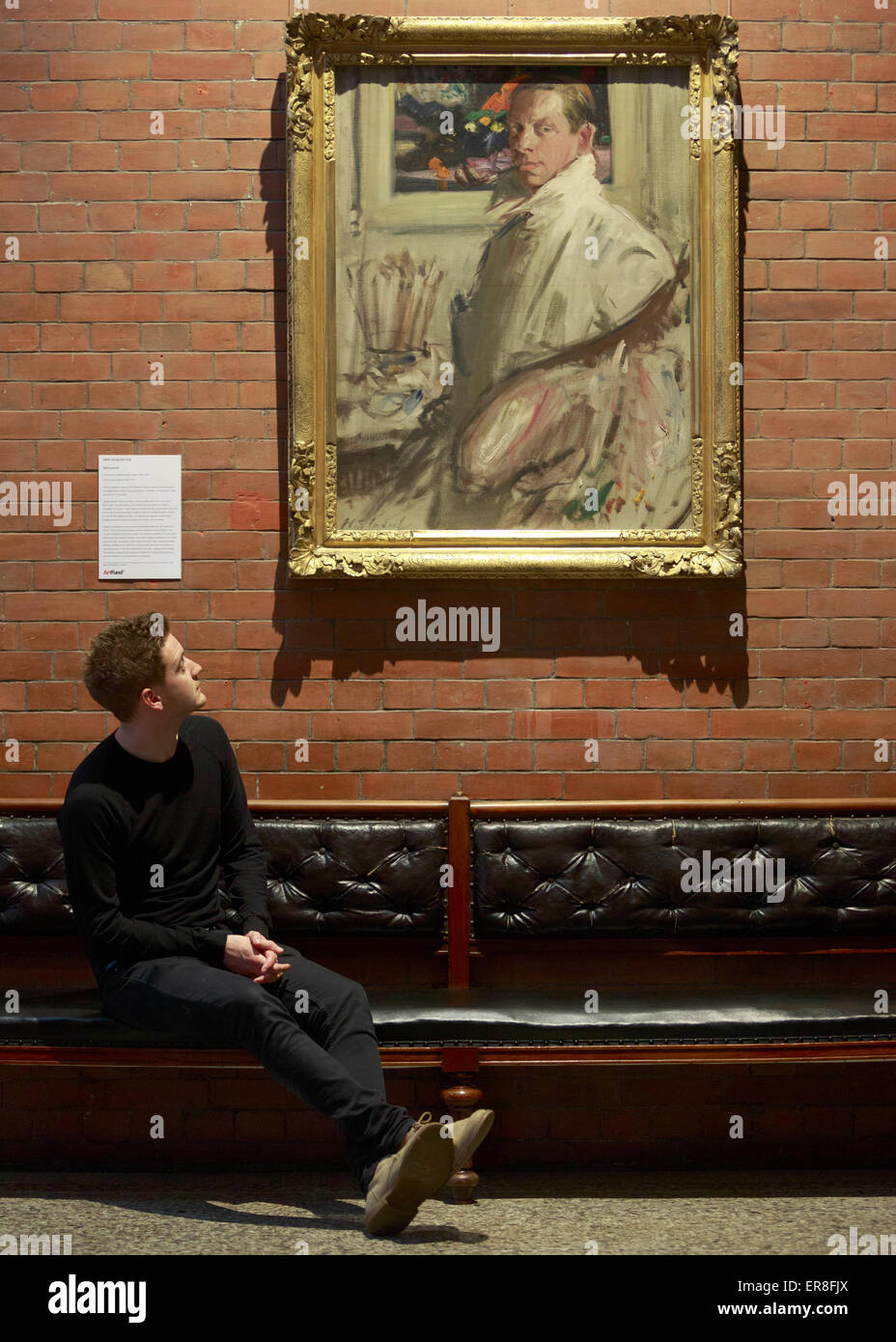 Edinburgh. UK. 29 May. Stunning SelfPortrait by renowned colourist F C