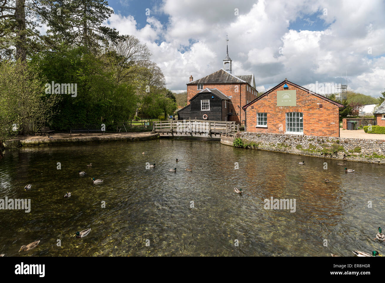 Whitchurch Silk Mill, Hampshire, England, UK Stock Photo - Alamy
