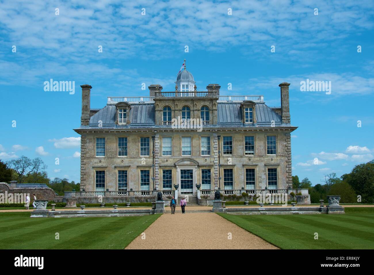 Kingston Lacey House, Wimborne, Dorset, UK on a warm, early summer day