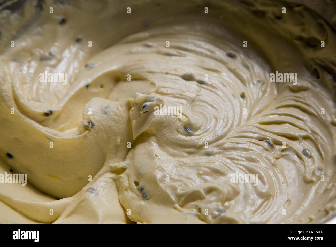Full frame shot of frozen yogurt Stock Photo
