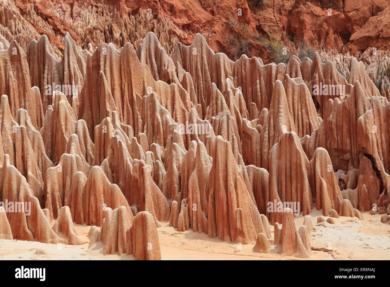 Tsingy Rouge Also Know As Red Tsingy Which Are Rock Formations Near Stock Photo Alamy