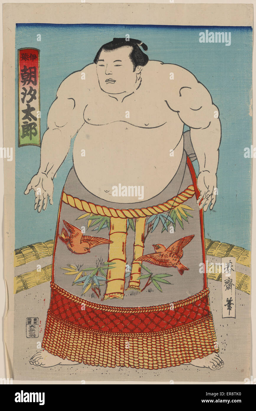 The sumo wrestler Asashio Taro Stock Photo