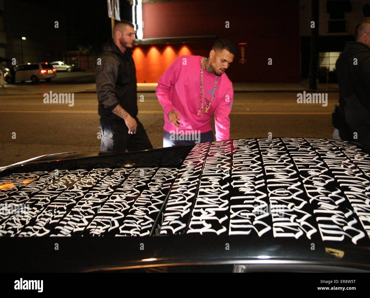 The Emmy nominated web series 'The Bay' season wrap party at Open Air in West Hollywood  Featuring: Chris Brown Where: West Hollywood, California, United States When: 24 Nov 2014 Credit: WENN.com Stock Photo