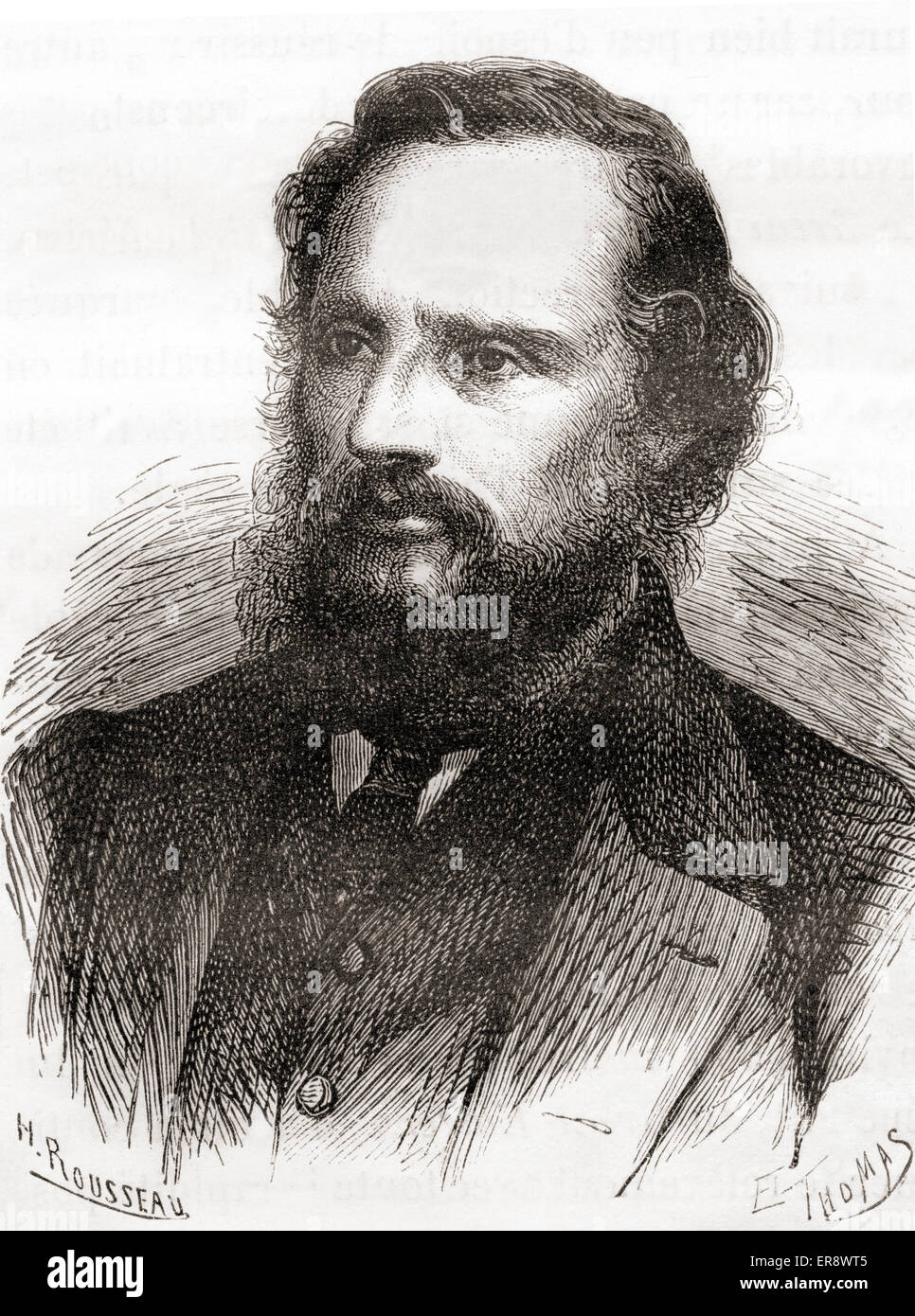 William Thomson, 1st Baron Kelvin, 1824 – 1907.  British mathematical physicist and engineer. Stock Photo