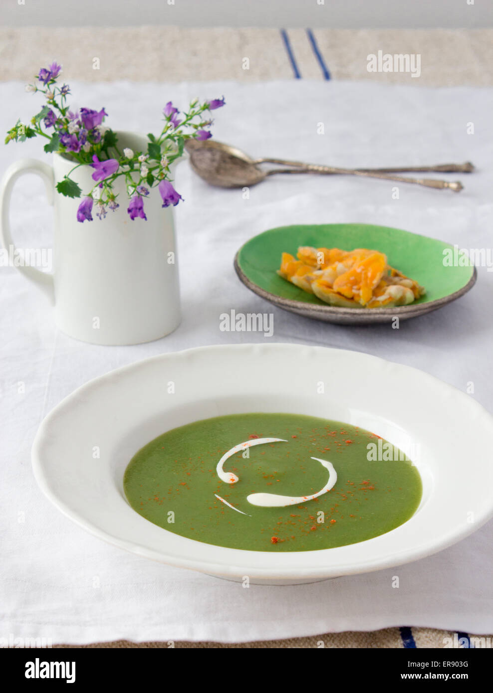 Vegetable soup Stock Photo