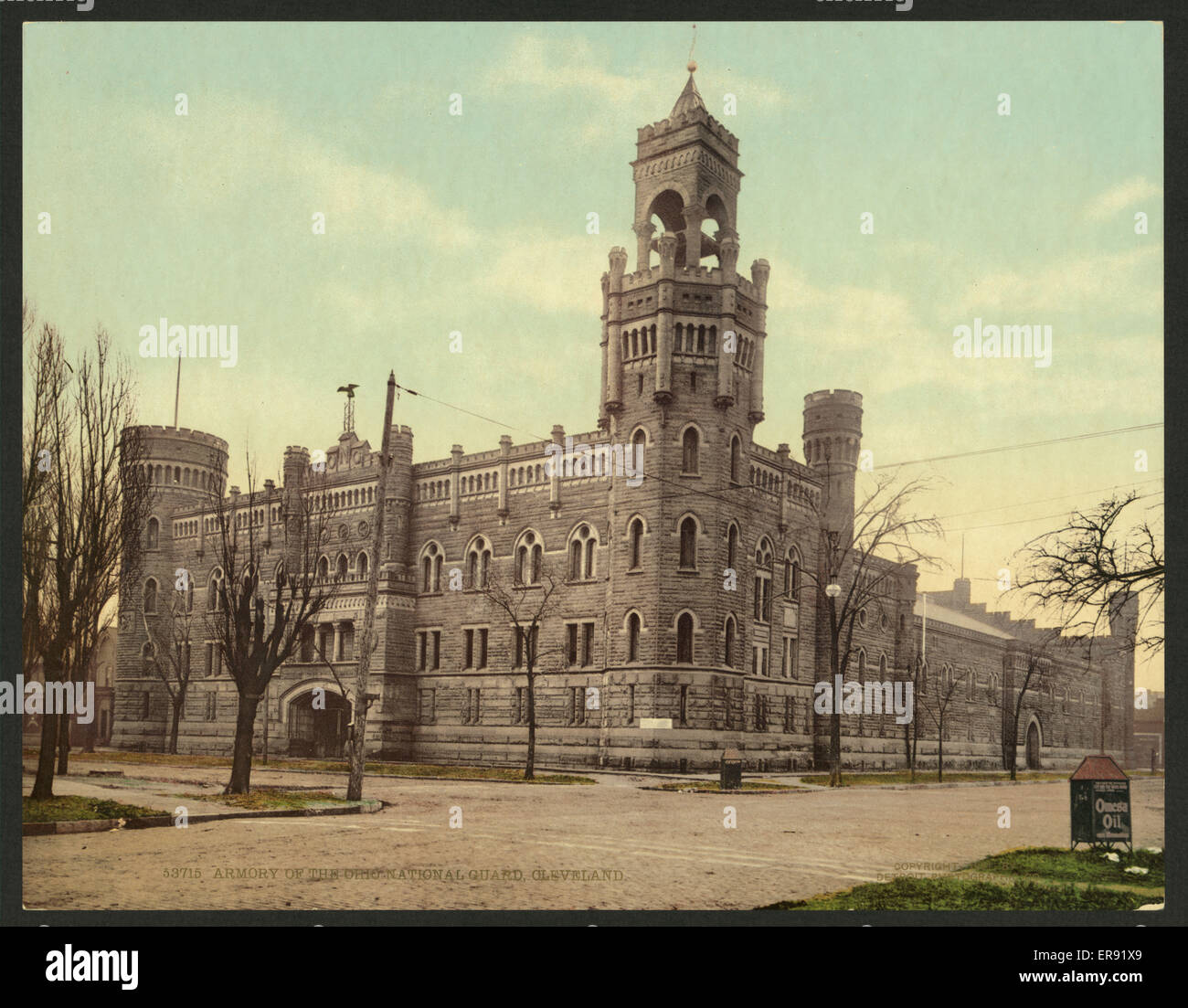Armory of the Ohio National Guard, Cleveland Stock Photo