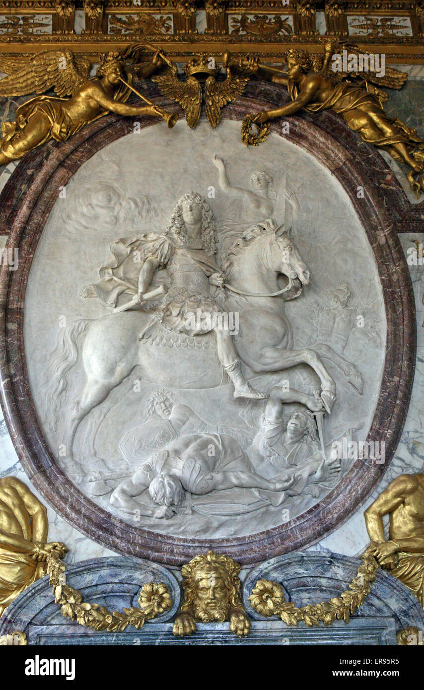 The war room formerly the Jupiter room Palace of Versailles France ...