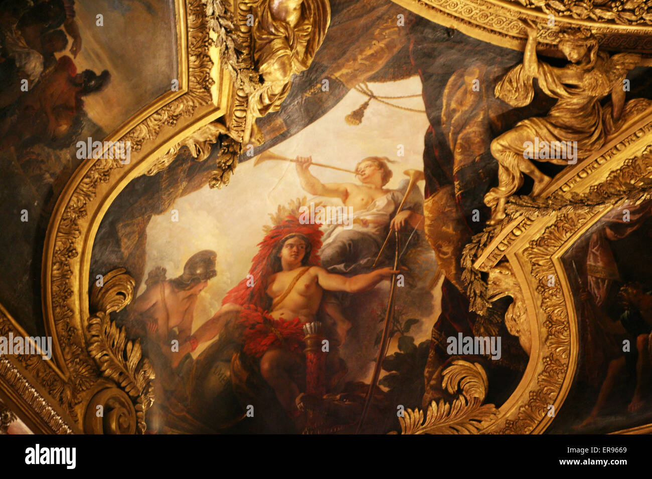 The Apollo Room Palace of Versailles France Stock Photo