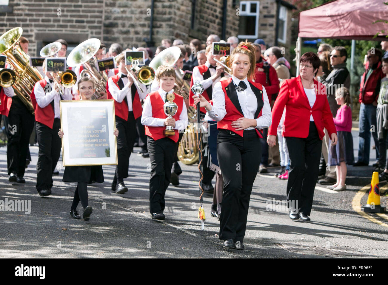 Dobcross Whit Friday Brass Band Contest Stock Photo Alamy