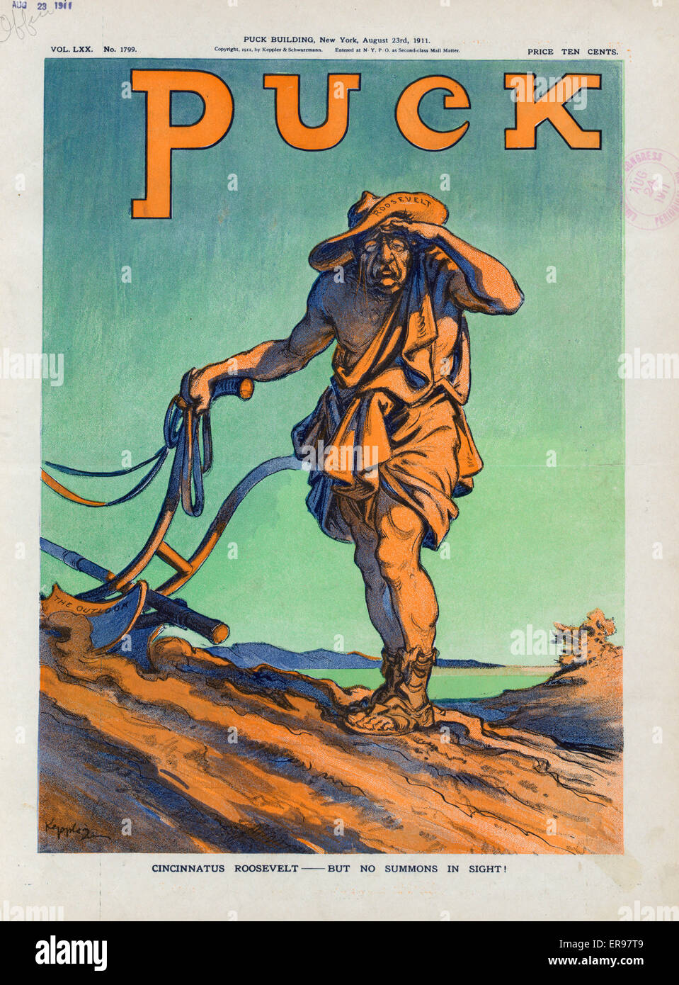 Cincinnatus Roosevelt but no summons in sight!. Illustration shows