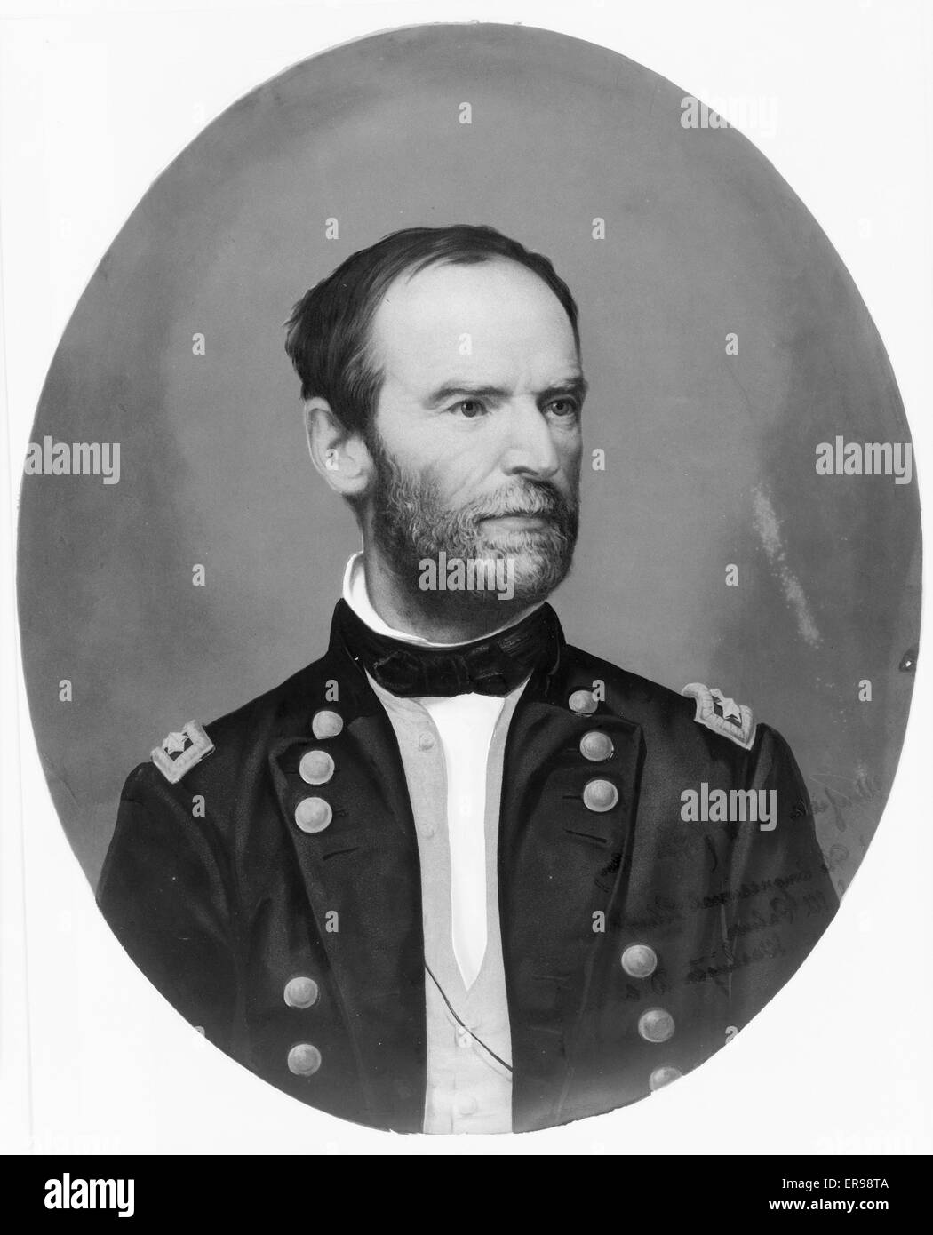 General sherman portrait general william Black and White Stock Photos