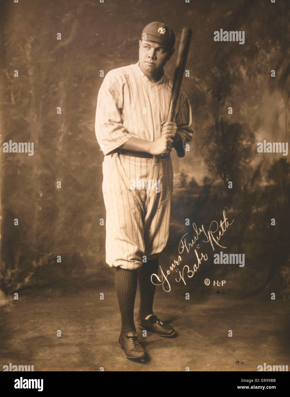 Babe ruth portrait in baseball hi-res stock photography and images - Alamy