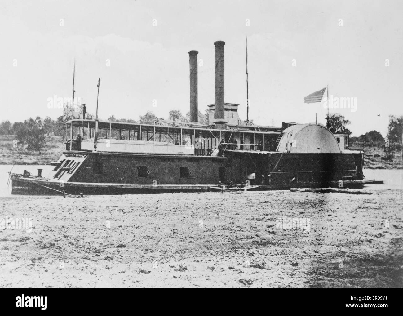 Mississippi River fleet US gunboat Fort Hindman Stock Photo Alamy