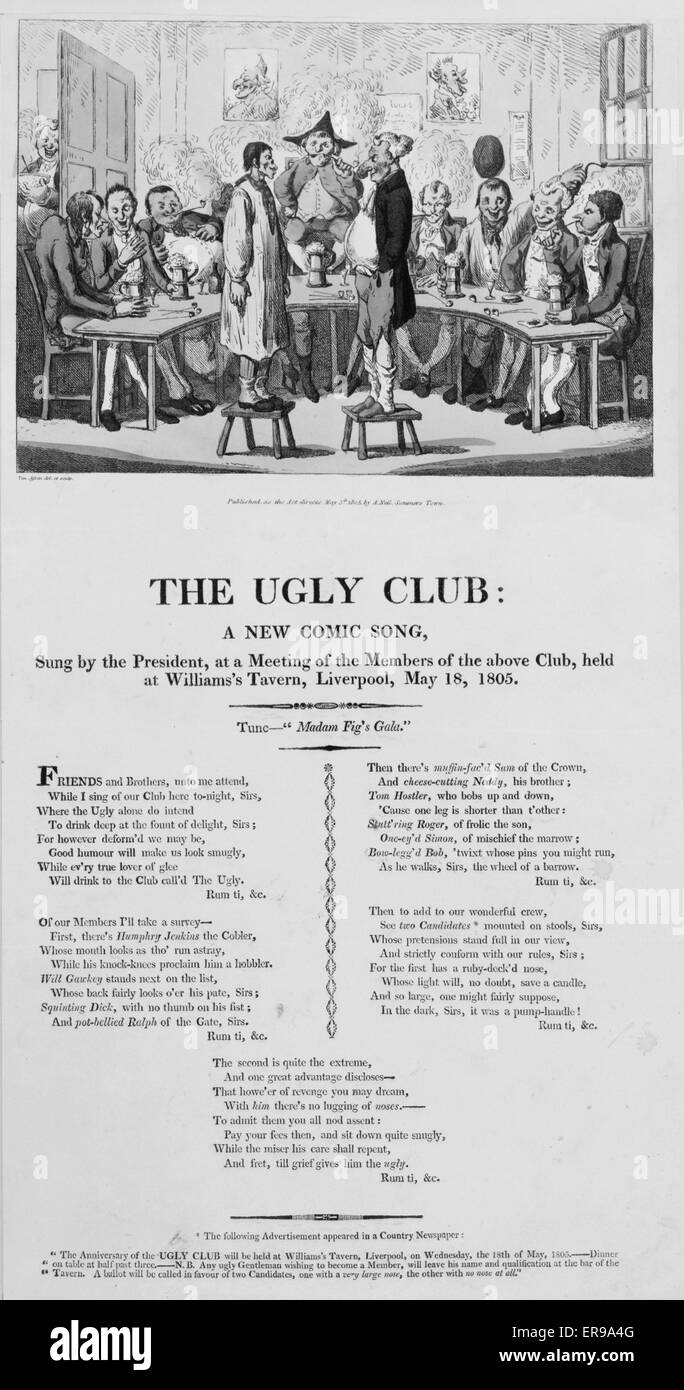 The ugly club Stock Photo