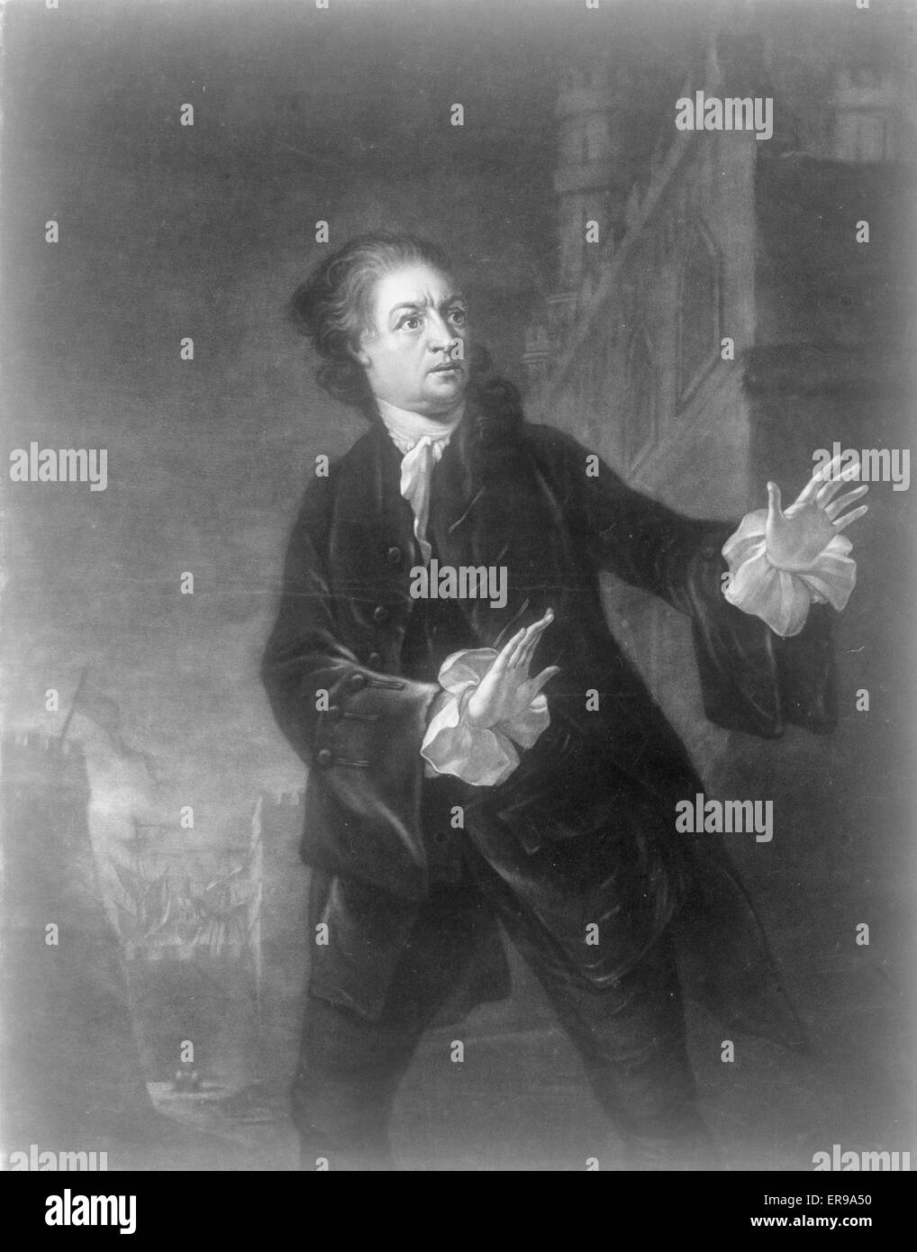 Mr. Garrick in Hamlet Stock Photo Alamy