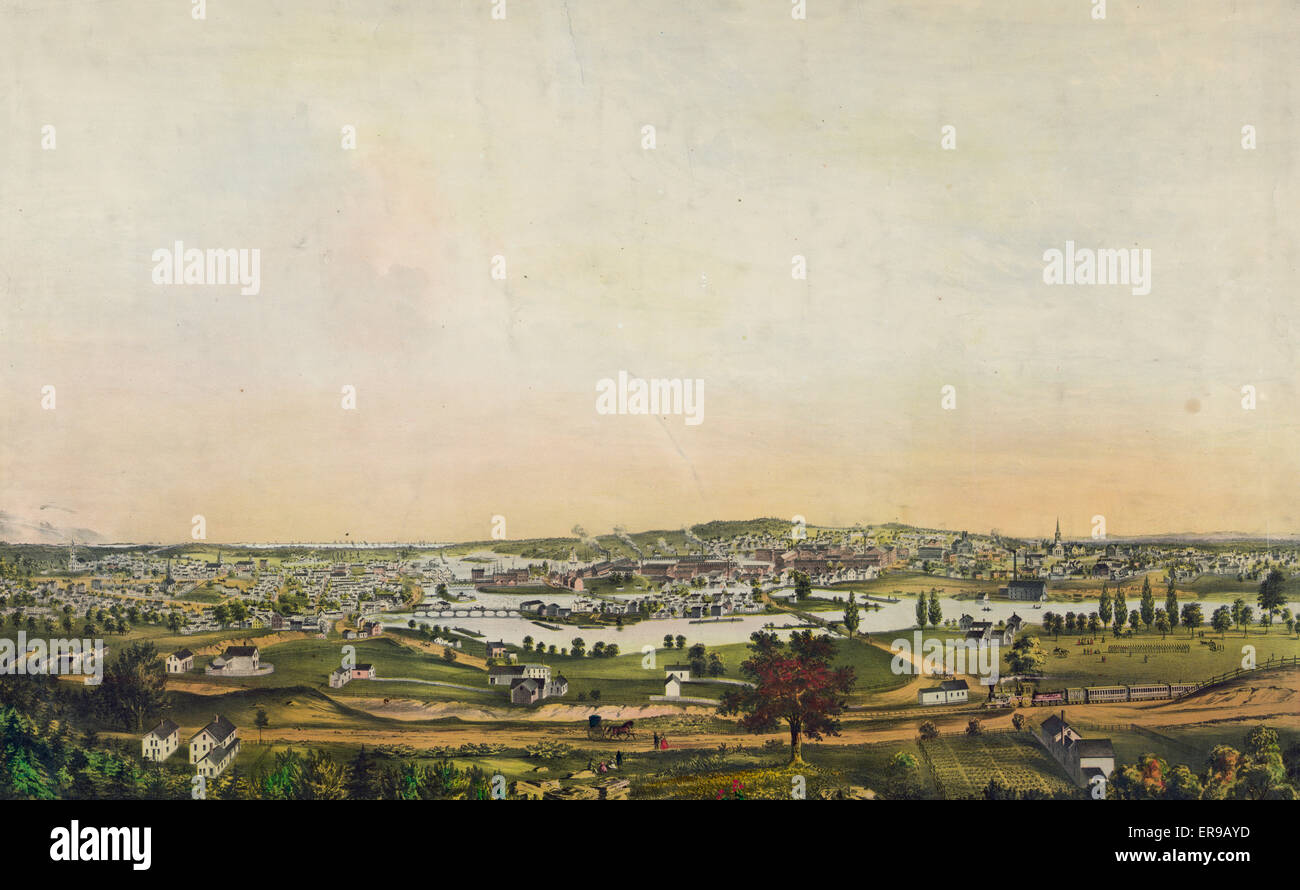 Saco, and Biddeford, Me Stock Photo Alamy