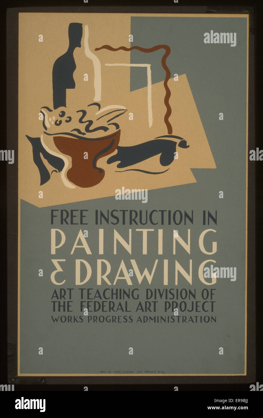 Free instruction in painting & drawing Art Teaching Division of the