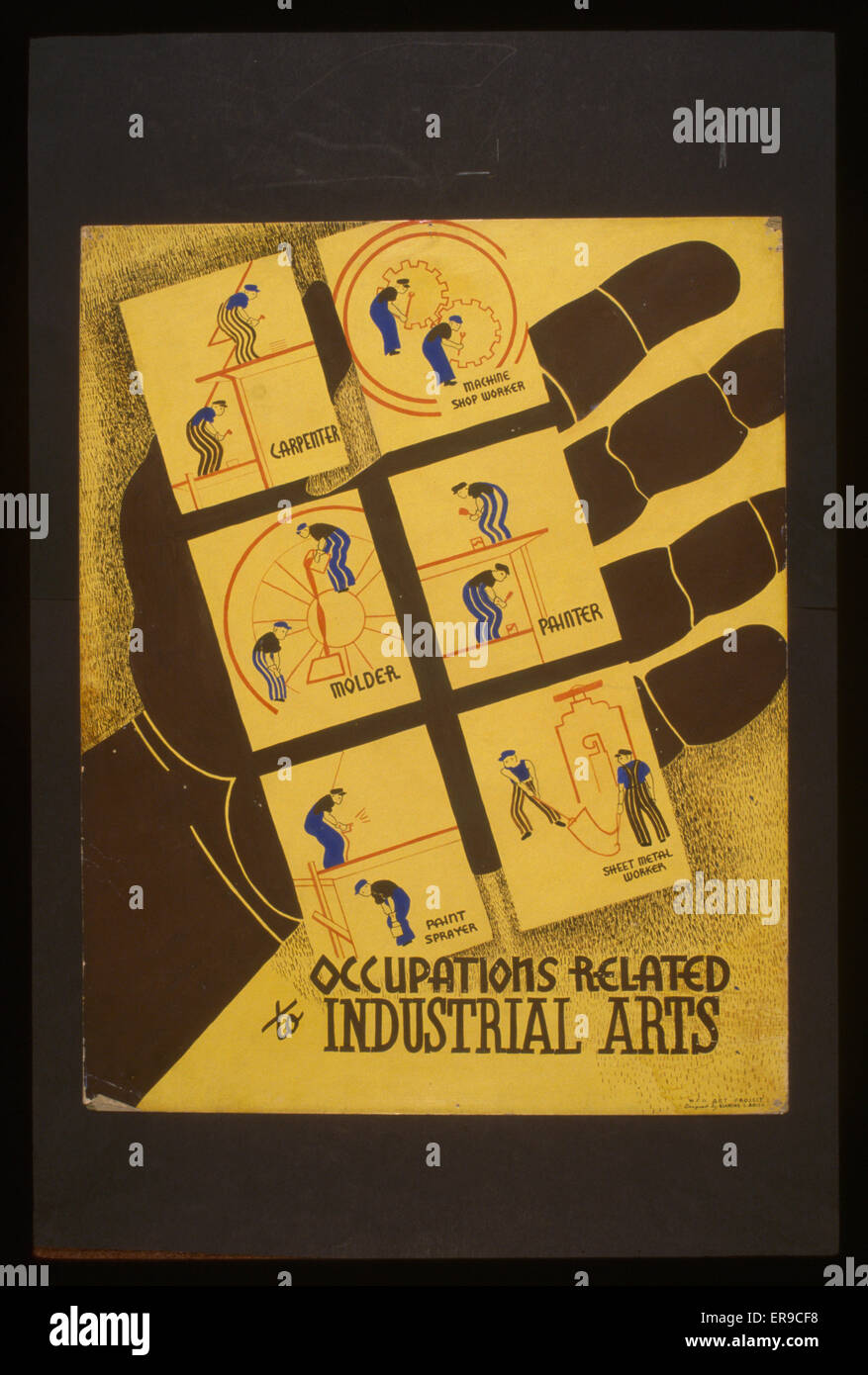 Occupations related to industrial arts Stock Photo Alamy