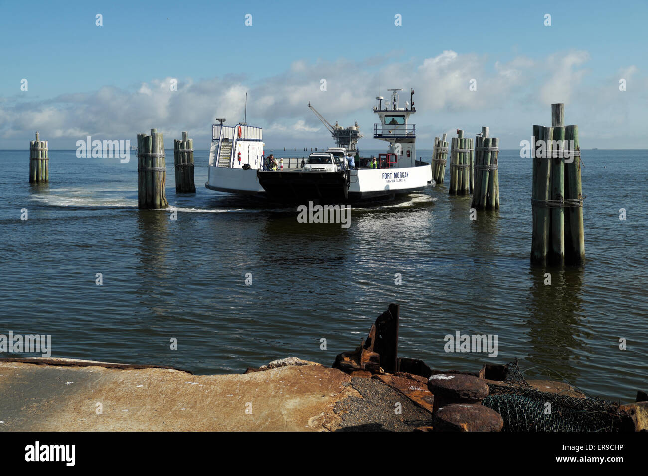Car ferry approaching the dock hires stock photography and images Alamy