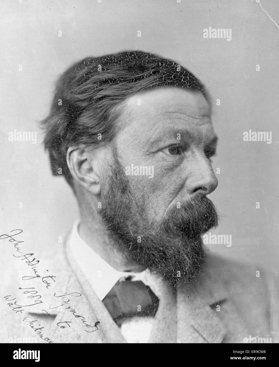 John Addington Symonds, headandshoulders portrait Stock Photo Alamy