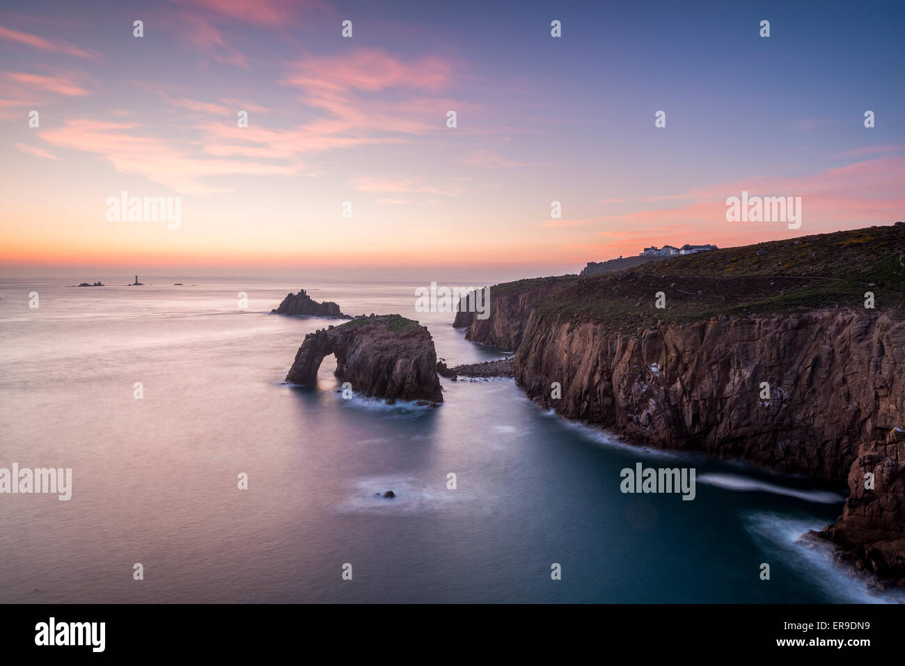 A View Of Land S End In Cornwall Stock Photo Alamy   A View Of Lands End In Cornwall ER9DN9 