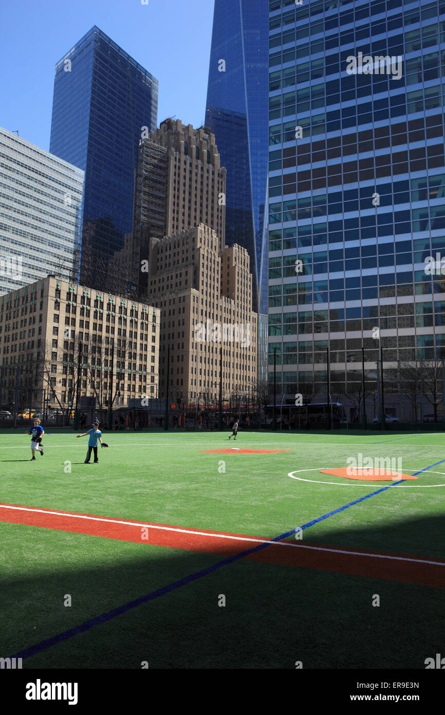 New York city sport field Stock Photo Alamy