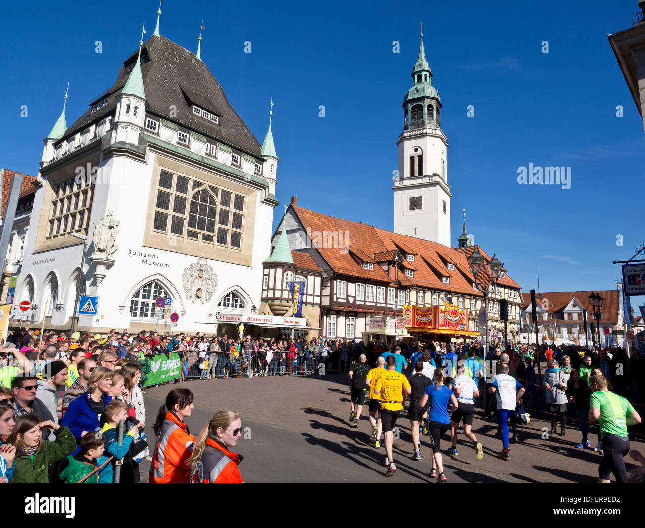 Running event Wasalauf, Celle, Lower Saxony, Germany Stock Photo