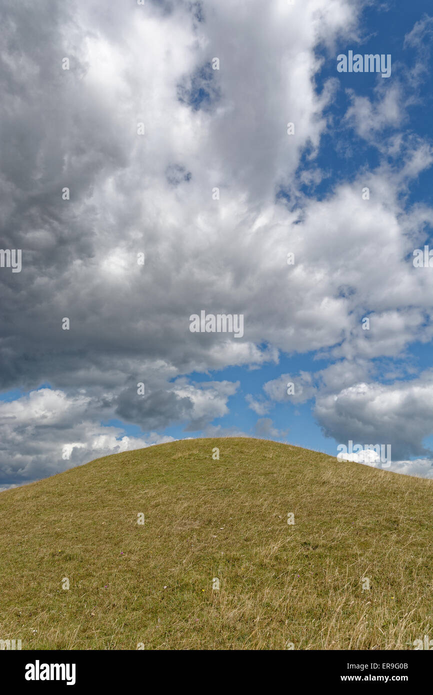 Five Barrows, Tennyson Trail, Brook Down, Isle of Wight, England, UK