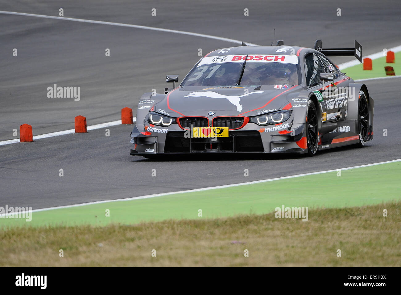 Lausitzring, Germany. 29st May 2015. DTM, Deutsche Tourenwagen Meisterschaft   Tom Blomqvist (BMW M4 DTM BMW Team RBM) 31  Credit:   Burghard Schreyer/Alamy Live News Stock Photo