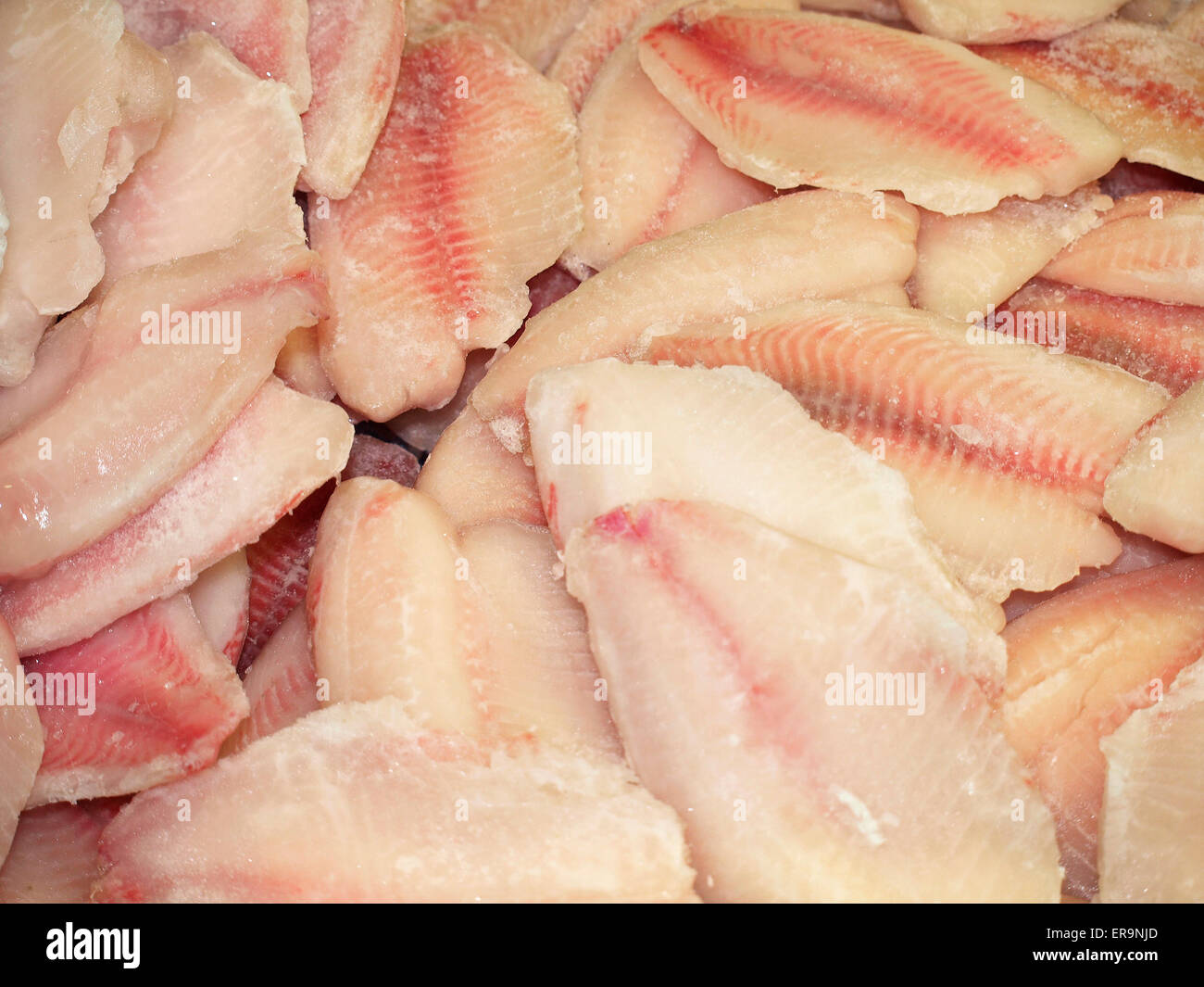 frozen fish fillet Stock Photo Alamy