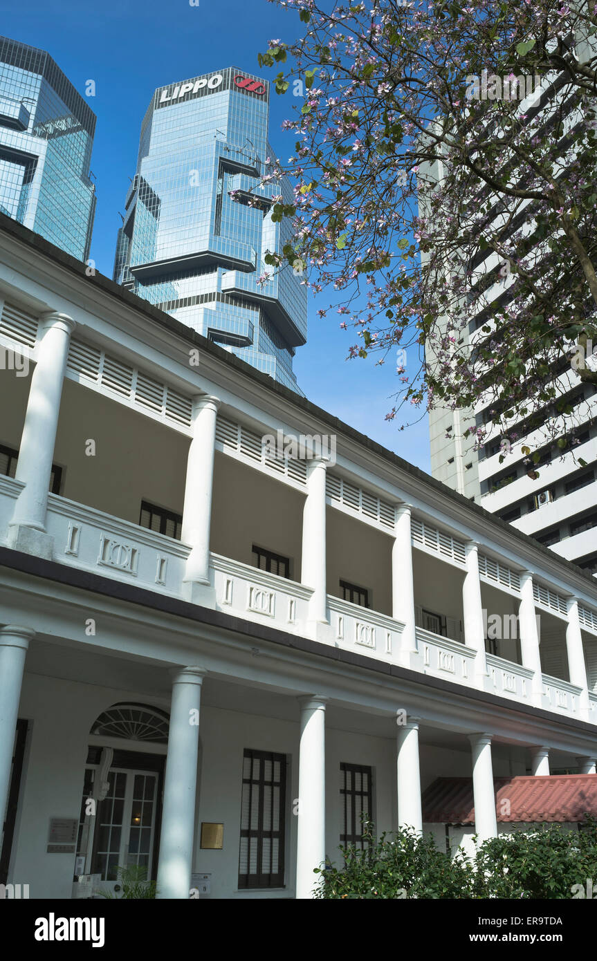 dh Hong Kong Park CENTRAL HONG KONG Tea house Old colonial building teahouse Stock Photo Alamy