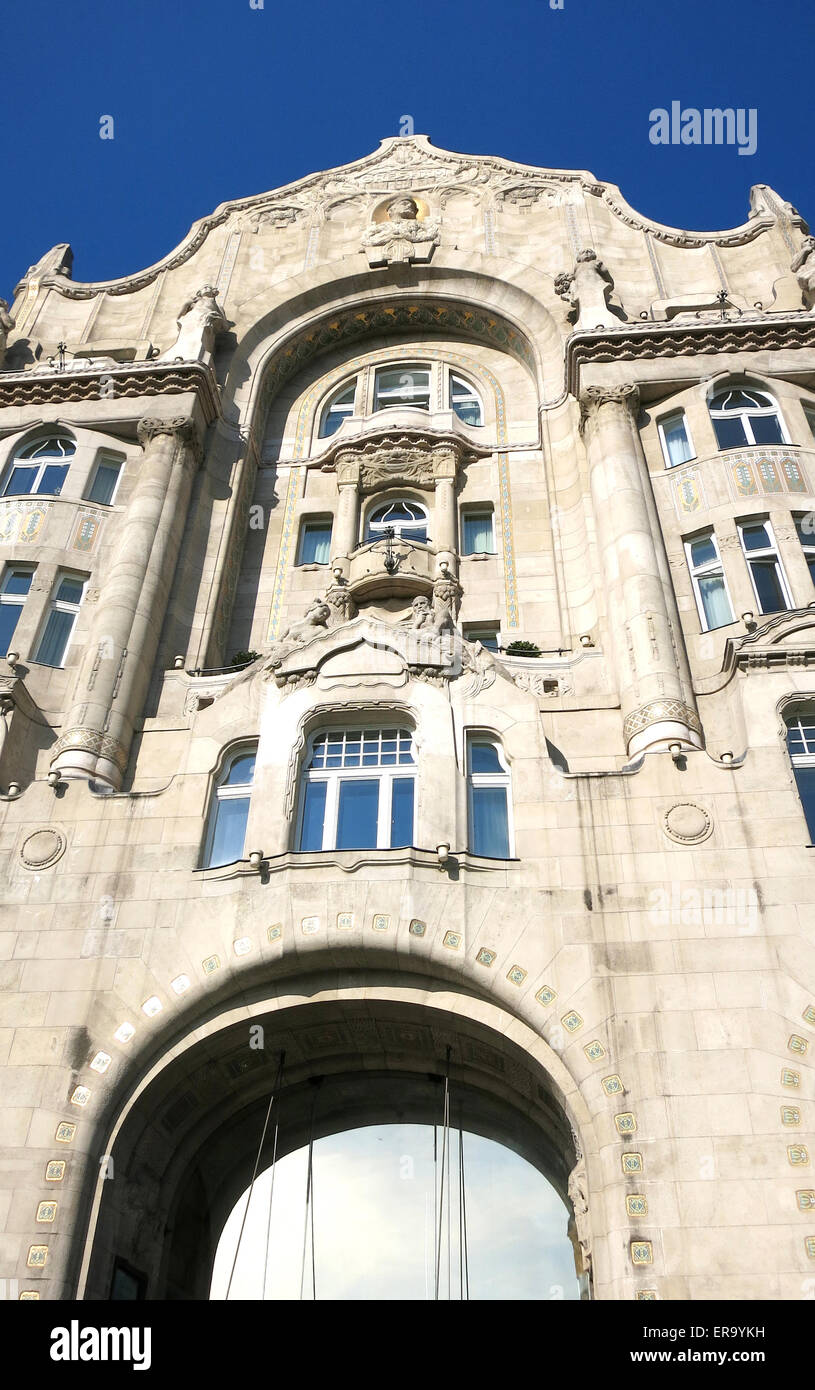 Four Seasons Hotel Gresham Palace Budapest Hungary Stock Photo