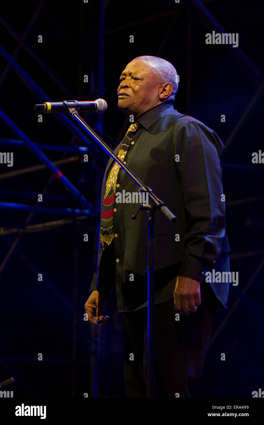 South african trumpet player hugh hires stock photography and images