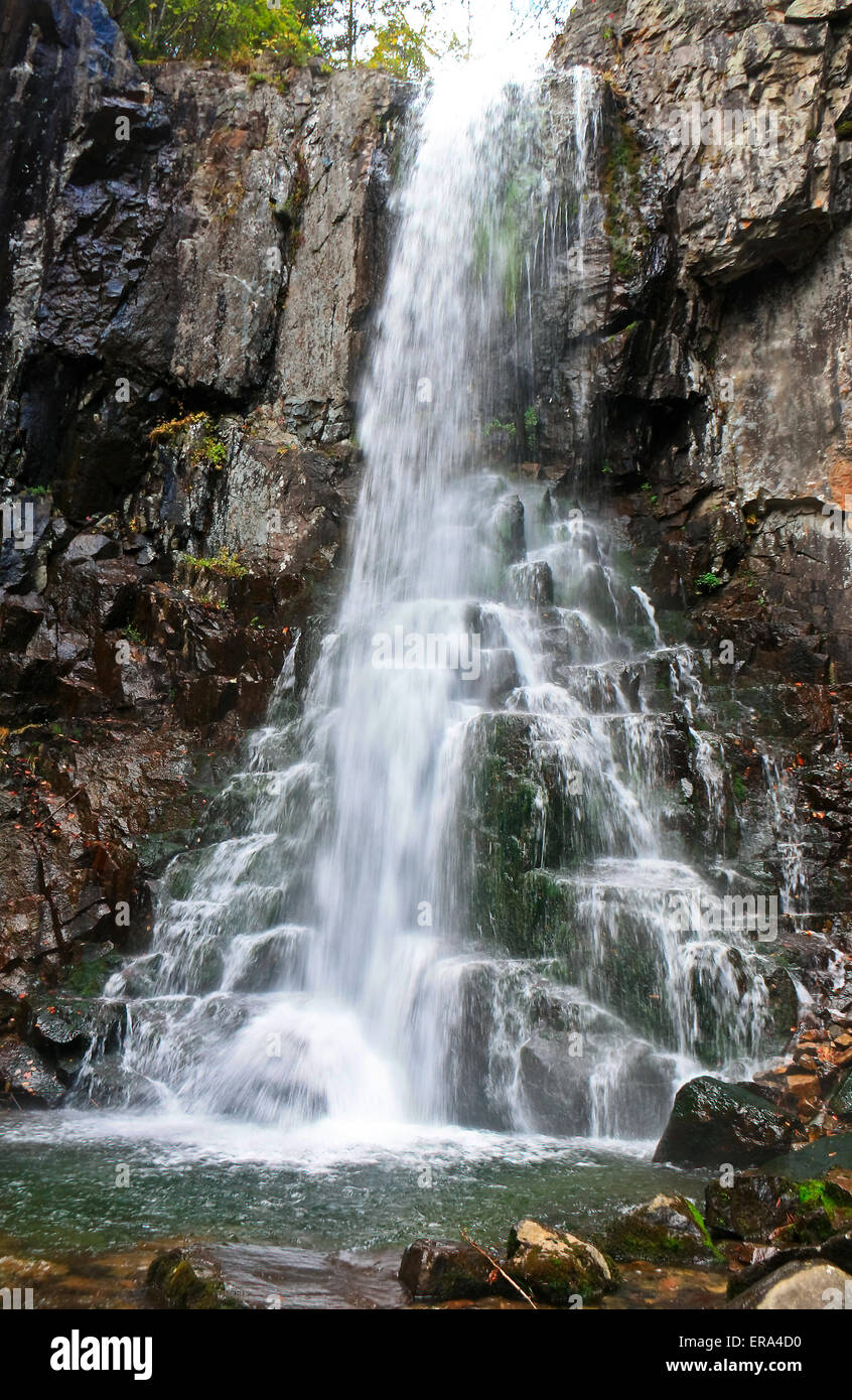 Beautiful sight - falling water falls Stock Photo - Alamy